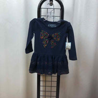 Flapdoodles Navy Sequin Child Size 2 Girl's Dress