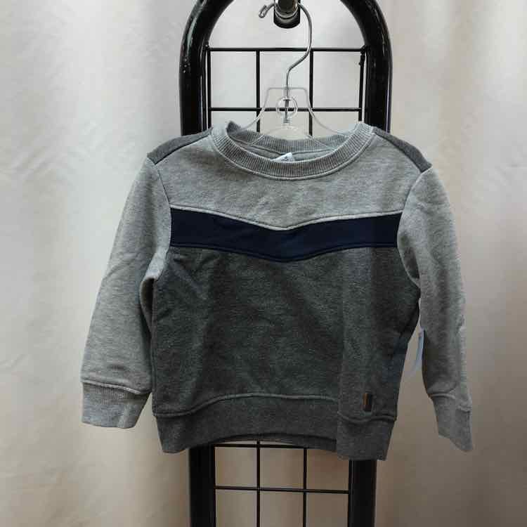 Janie and Jack Gray Solid Child Size 12-18 m Boy's Sweatshirt