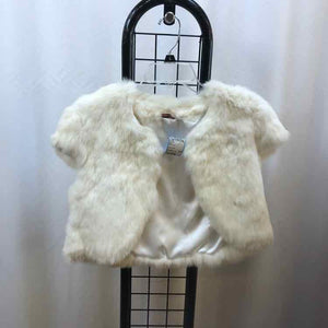 Sanjoy White Solid Child Size 10/12 Girl's Vest