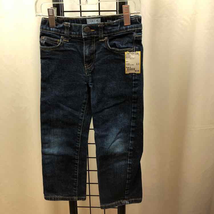 Janie and Jack Denim Solid Child Size 4 Boy's Jeans