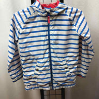 Mini Boden Blue Stripe Child Size 9/10 Girl's Outerwear