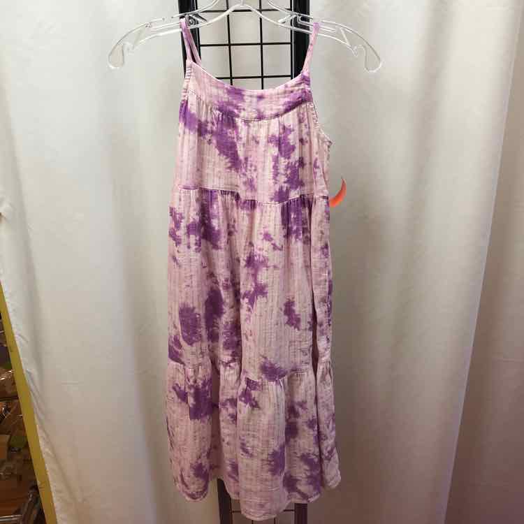 Cat & Jack Purple Tye Dye Child Size 6/6X Girl's Dress