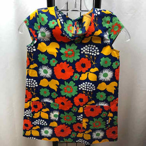 merimekko Blue Floral Child Size 6/7 Girl's Dress