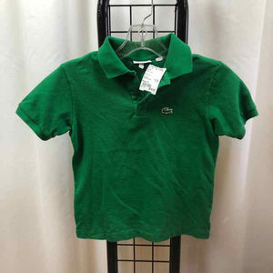 lacoste Green Solid Child Size 10 Boy's Shirt