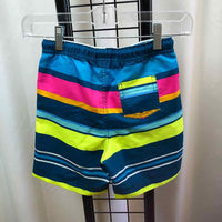 Land's End Rainbow Stripe Child Size 6/7 Boy's Swimwear
