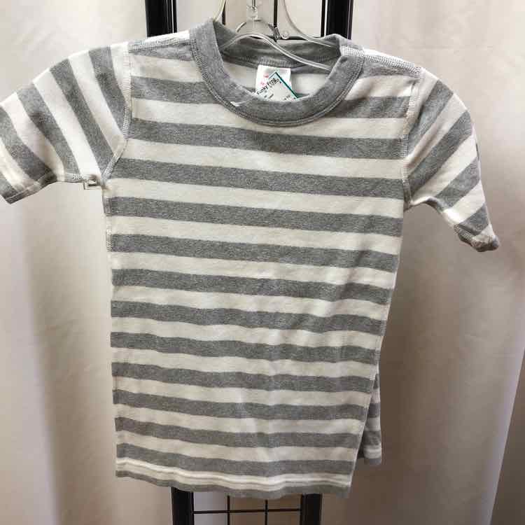 Hanna Andersson Gray Stripe Child Size 10 Boy's Pajamas