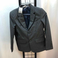 Cat & Jack Gray Solid Child Size 8 Boy's Sport Coat