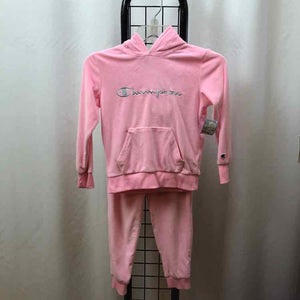 Champion Pink Logo Child Size 6 Girl's Jogging Suit