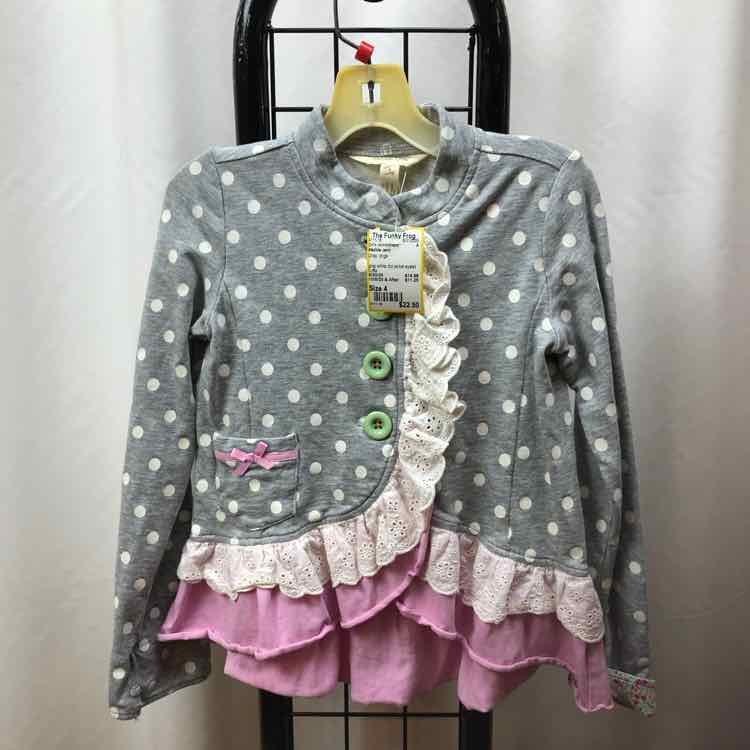 Matilda Jane Gray dogs Child Size 4 Girl's Jacket/Blazer