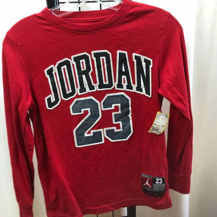 Jordan Red Logo Child Size 10/12 Boy's Shirt