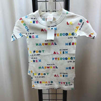 Hanna Andersson White Patterned Child Size 6/7 Girl's Pajamas