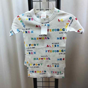 Hanna Andersson White Patterned Child Size 6/7 Girl's Pajamas