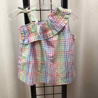 Crew Cuts Rainbow Checkered Child Size 2 Girl's Shirt