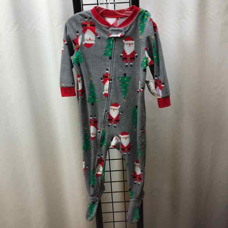just one you Gray Christmas Child Size 18 m Boy's Pajamas