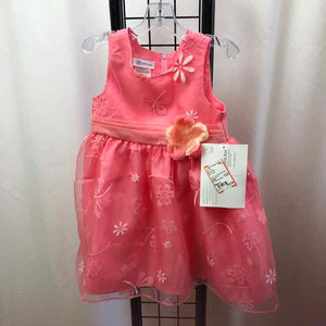 Bonnie Jean Pink Floral Child Size 4 Girl's Dress