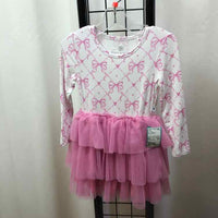 bums & roses White Patterned Child Size 3 Girl's Dress