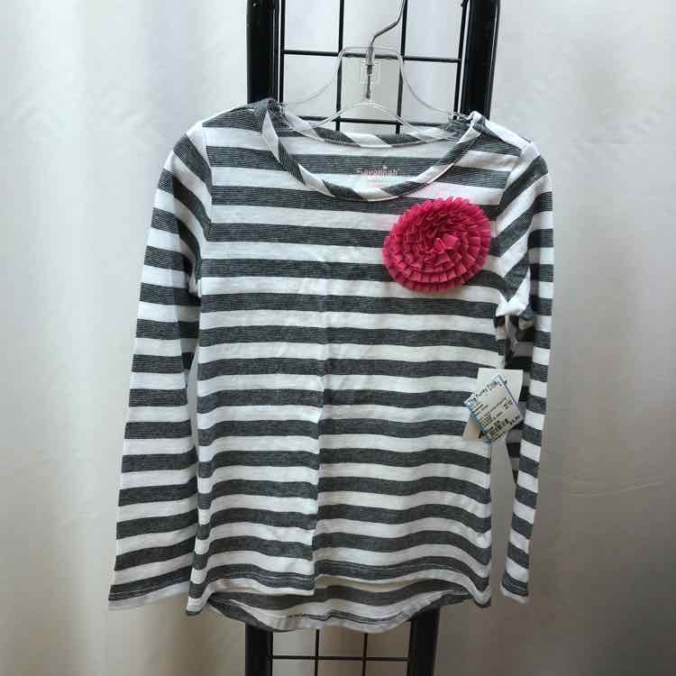 Savannah Black Stripe Child Size 5/6 Girl's Shirt
