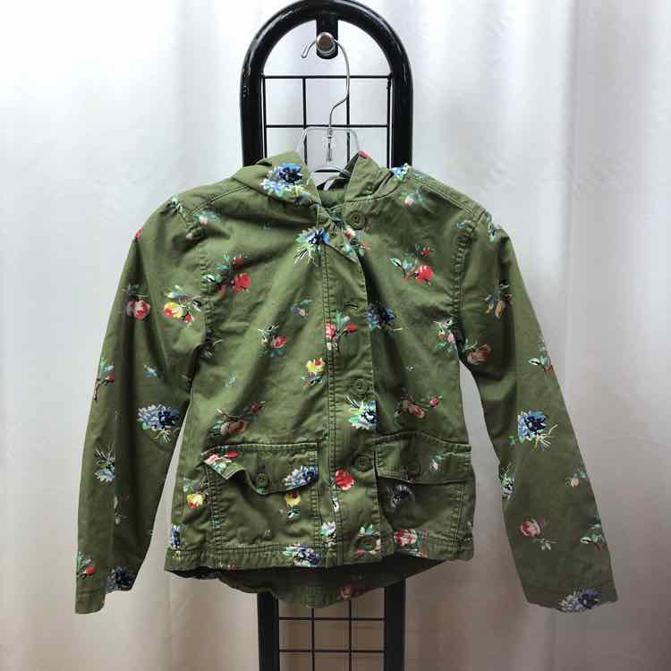 Gap Green Floral Child Size 8 Girl's Jacket/Blazer