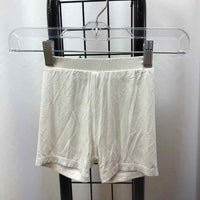 Sweet Bamboo White Solid Child Size 5 Girl's Shorts