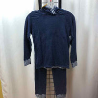 Hanna Andersson Navy Dotted Child Size 8 Girl's Outfit