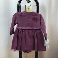 Carter's Purple Solid Child Size 6 m Girl's Dress