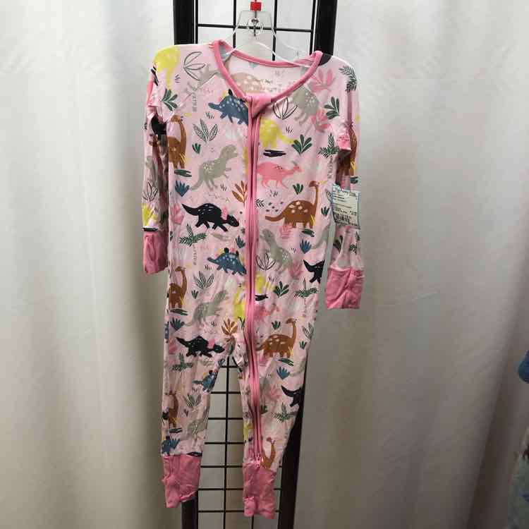 Little sleepies Pink Dinosaurs Child Size 12-18 m Girl's Pajamas