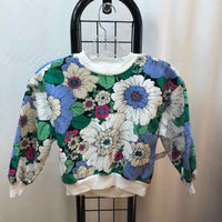 Gap Blue Floral Child Size 6/7 Girl's Sweatshirt