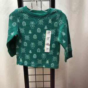 Cat & Jack Green Patterned Child Size 12 m Boy's Shirt