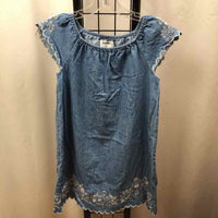 Old Navy Denim Embroidered Child Size 10 Girl's Dress