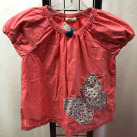 Mini Boden Pink Patch Child Size 7/8 Girl's Shirt