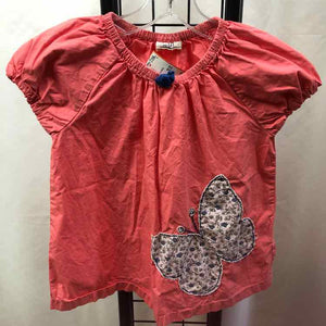 Mini Boden Pink Patch Child Size 7/8 Girl's Shirt