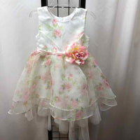 Rare Editions White Floral Child Size 3 Girl's Dress
