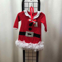 Red Christmas Child Size 6 m Girl's Dress