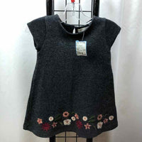 Zara Black Embroidered Child Size 4 Girl's Dress