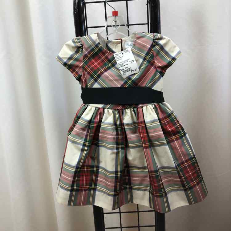 Ralph Lauren Red Plaid Child Size 6 m Girl's Dress