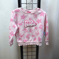 Barbie Pink Logo Child Size 4 Girl's Sweatshirt