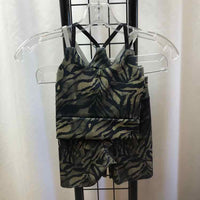The Teacam Collection Black Animal Print Child Size 6 Girl's Outfit