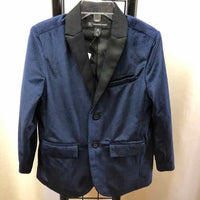 Inc. Blue Solid Child Size 5/6 Boy's Sport Coat