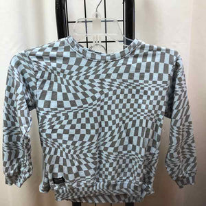 VOLCOM Baby Blue Checkered Child Size 7 Boy's Outfit