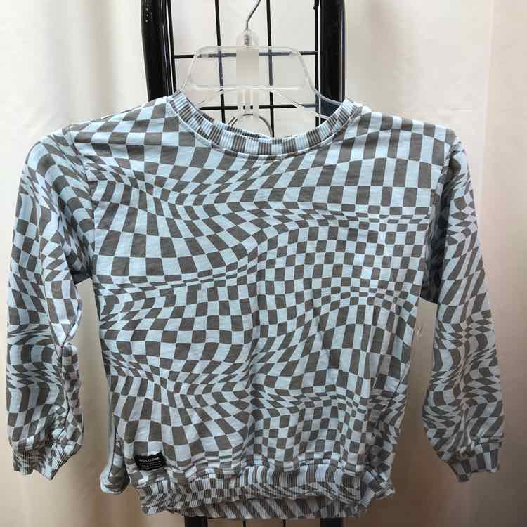 VOLCOM Baby Blue Checkered Child Size 7 Boy's Outfit