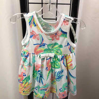 First Impressions White Patterned Child Size 3-6 Months Girl's Dress
