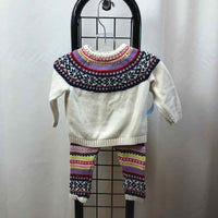 Old Navy Rainbow Fair Isle Child Size 6-12 m Girl's Outfit
