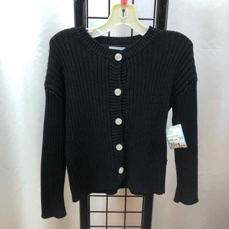 bums & roses Black Solid Child Size 2 Girl's Sweater