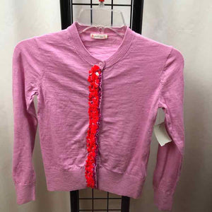 Crew Cuts Pink Sequin Child Size 12 Girl's Sweater