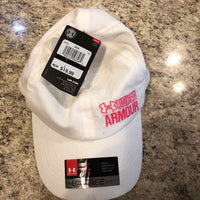 Under Armour White Logo Child Size One Size Girl's Hat
