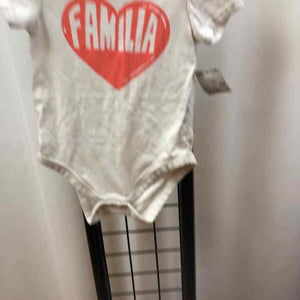 White Graphic Child Size 12 m Girl's Shirt