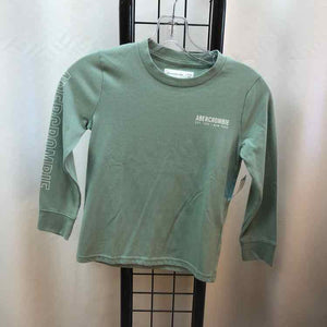 Abercrombie Green Logo Child Size 5/6 Boy's Shirt
