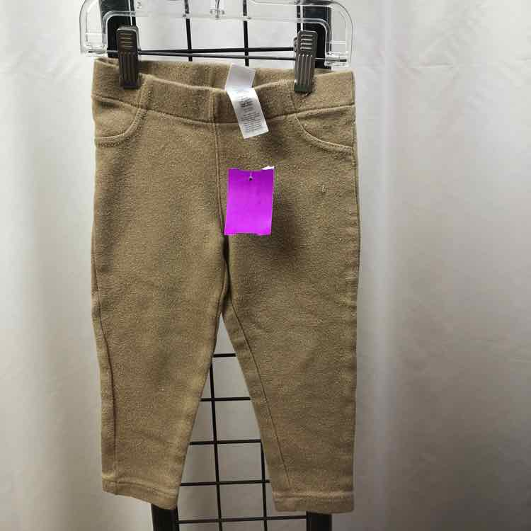 Carter's Gold Glitter Child Size 24 m Girl's Leggings