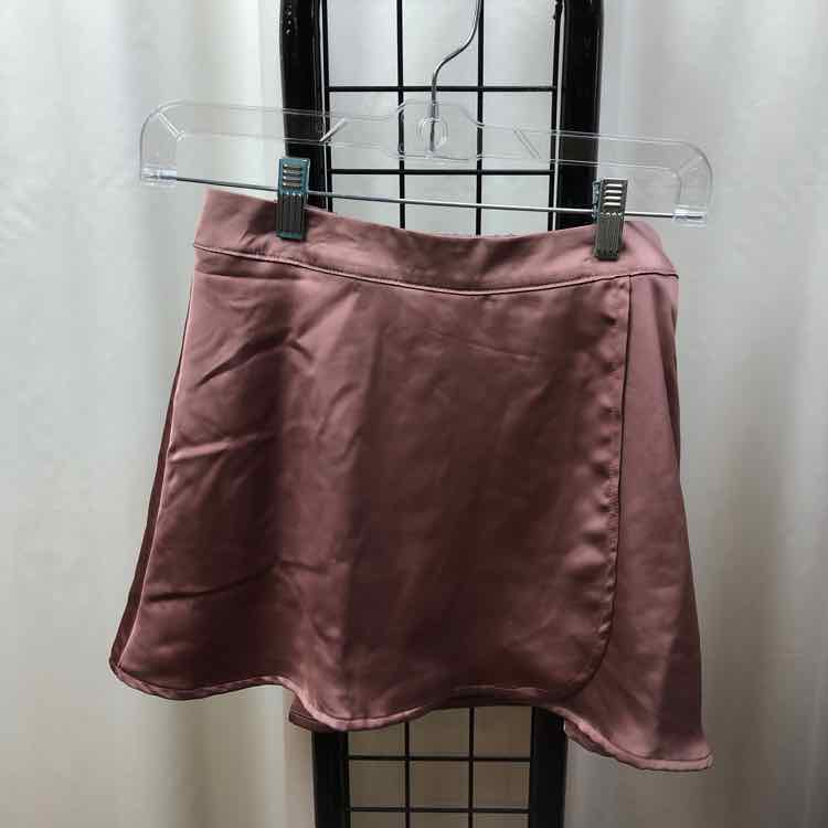 SO Pink Solid Child Size 10/12 Girl's Skirt