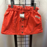 Orange Solid Child Size 4 Girl's Skirt